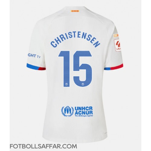 Barcelona Andreas Christensen #15 Bortatröja 2023-24 Kortärmad